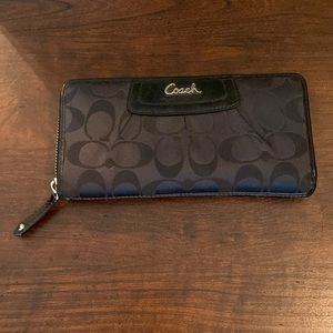 Coach Zip Around Wallet
